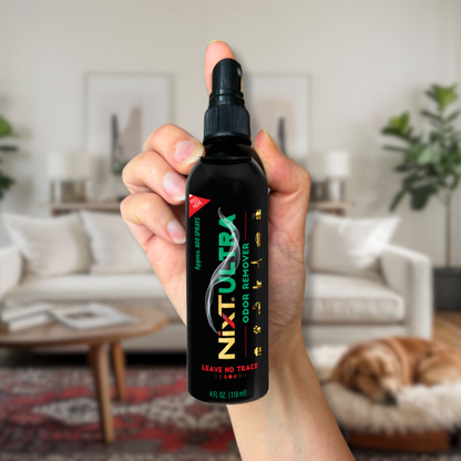NixT Permanent Odor Remover – Powerful, Non-Toxic, No Masking Scent | 4oz Bottle delivers 800 sprays